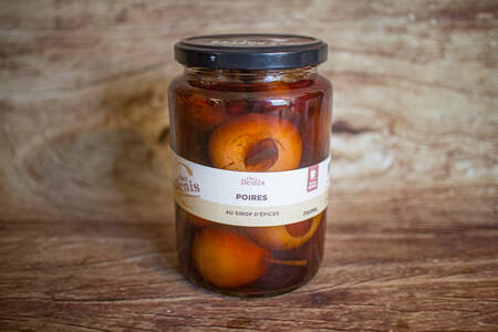 Poire aux épices au sirop 70 cl 