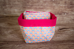 Lingette démaquillante en lot avec pochette 5 x 