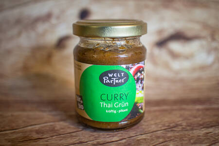 Pâte de curry vert thaï piquant 125 g BIO