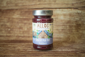 confiture 75% fruits myrtilles 250 g BIO