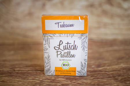 Pastilles à l'huile essentielle d'arbre à thé 30 g BIO