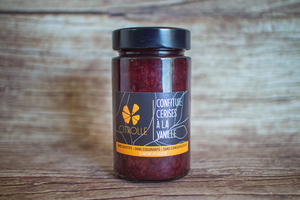 confiture cerise et vanille 230g BIO
